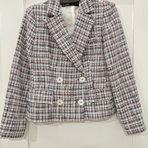Zara Women's double breasted blazer size M